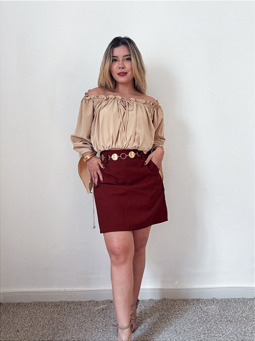 Short Saia Terracota