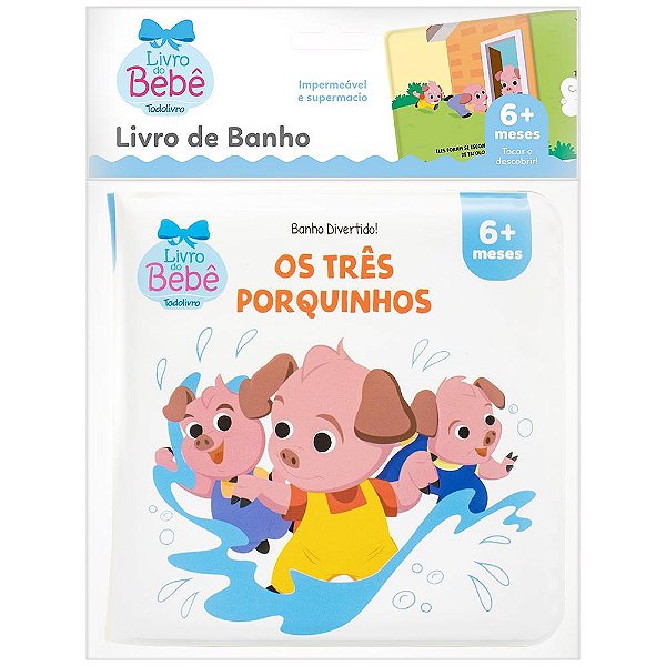 Banho Divertido - Os Três Porquinhos