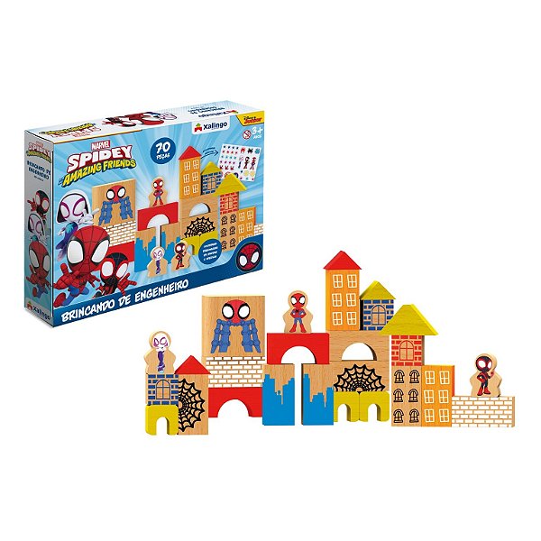 Blocos de Montar Pedagógicos - Spidey