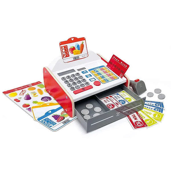 Caixa Registradora em Madeira