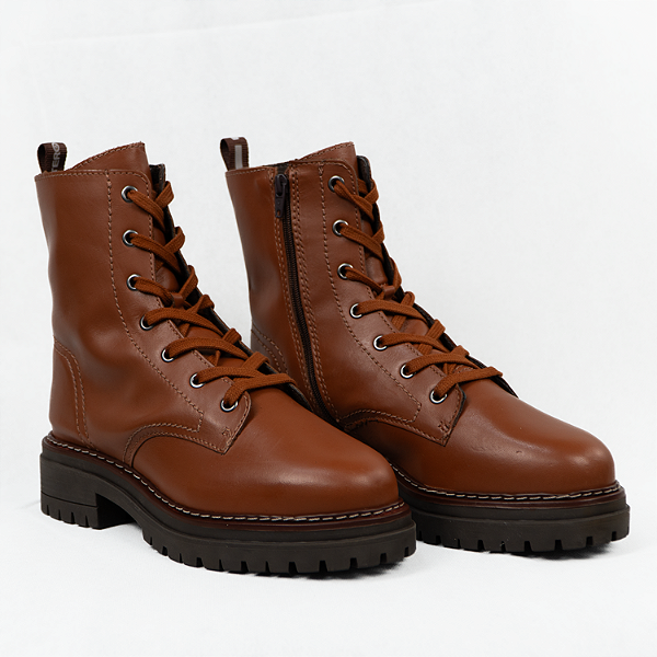 Bota Coturno Couro Atanado Napoli