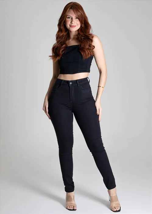 Calça Sarja Sawary Levanta Bumbum