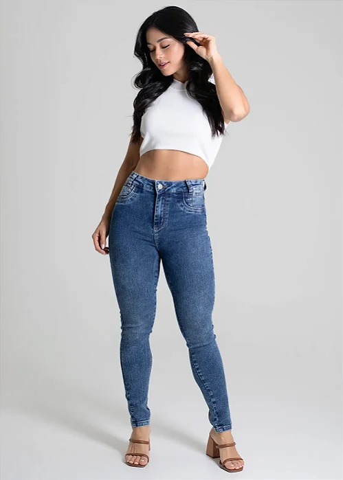 Calça Jeans Sawary Levanta Bumbum