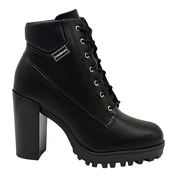 Coturno Feminino Moleca Salto Alto