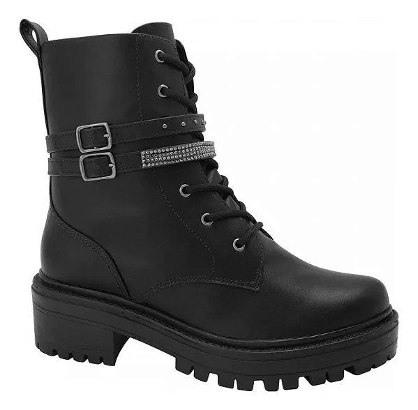 Bota Quiz Coturno Tratorado Feminino