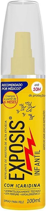 Repelente Exposis Infantil com Icaridina Spray - 100ml
