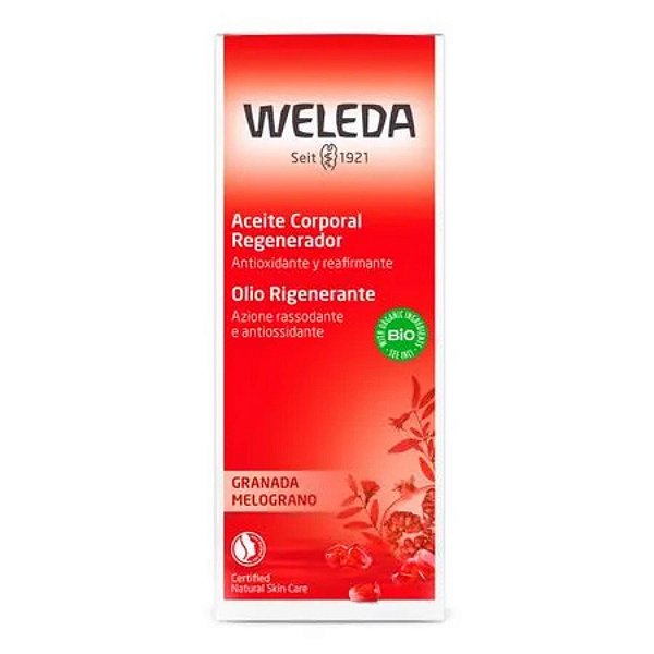 Óleo Corporal Regenerador Romã Weleda - 100ml