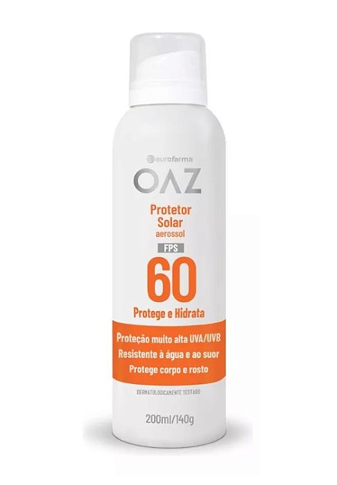 OAZ Protetor Solar Aerossol FPS60 200ml