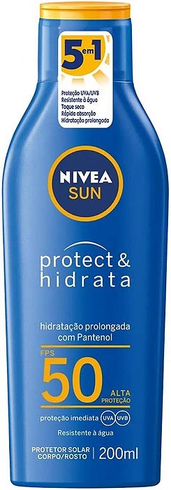 Nivea Sun Protetor Solar Protect & Hidrata FPS 50 200ml