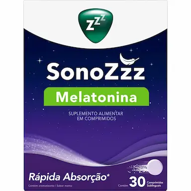 SonoZzz Melatonina 30 comprimidos Sabor Menta