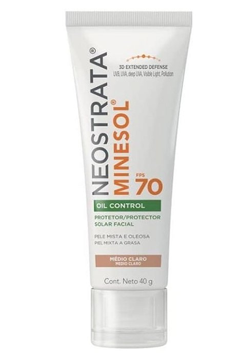 Neostrata Minesol Oil Control FPS70 Médio Claro 40g