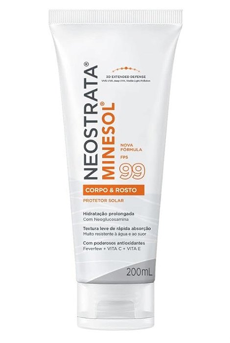 Neostrata Minesol Corpo e Rosto FPS70 200ml