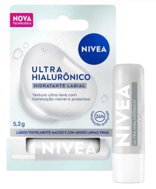 Nivea Hidratante Labial Ultra Hialurônico 5,2g