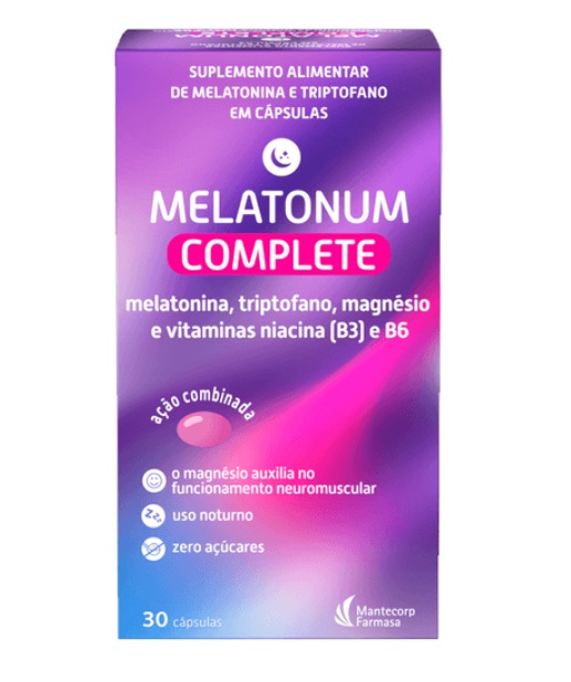 Suplemento Alimentar Melatonum Complete 30cps