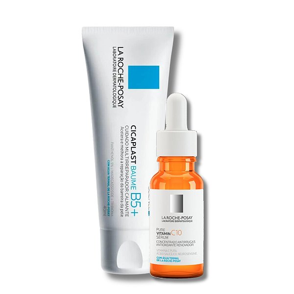 Pure Vitamin C 15ml + Cicaplast Baume B5 40ml La Roche Posay