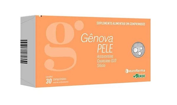 Gênova Pele Suplemento Alimentar 30cpr