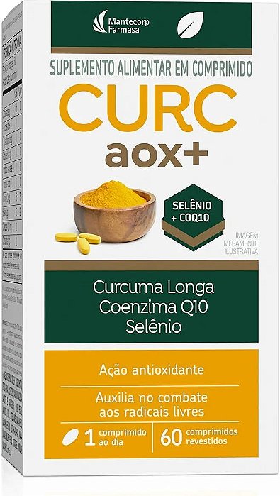 Suplemento Alimentar Curc Aox+ Mantecorp 60cpr