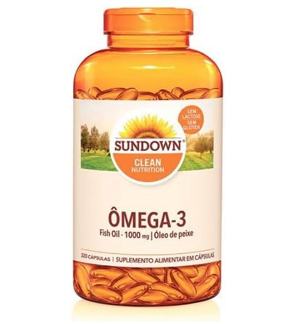 Sundown Ômega-3 Fish Oil 1000mg 320cps