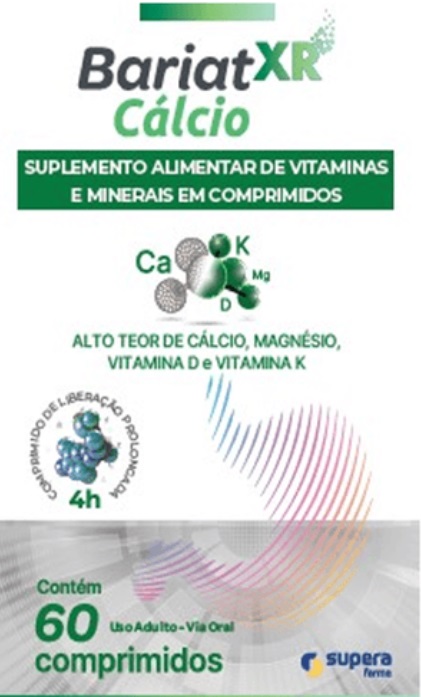 Suplemento Alimentar Bariat XR Cálcio 60cpr