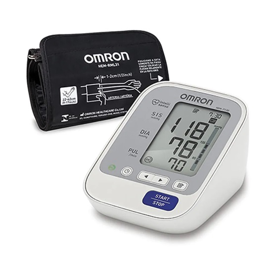 Omron Monitor de Pressão Arterial Automático de Braço Elite HEM-7130