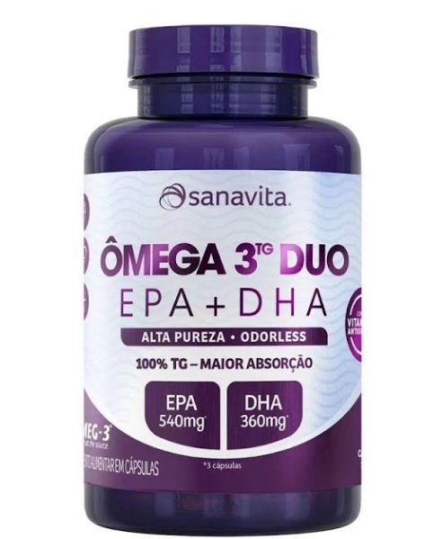 Ômega 3 Duo EPHA+DHA Sanavita 60cps