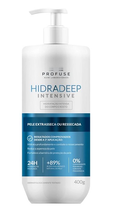 Profuse Hidradeep Hidratante para Corpo e Rosto 400ml