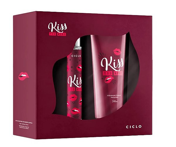 Ciclo Kiss You More Deo Colônia e Hidratante Corporal