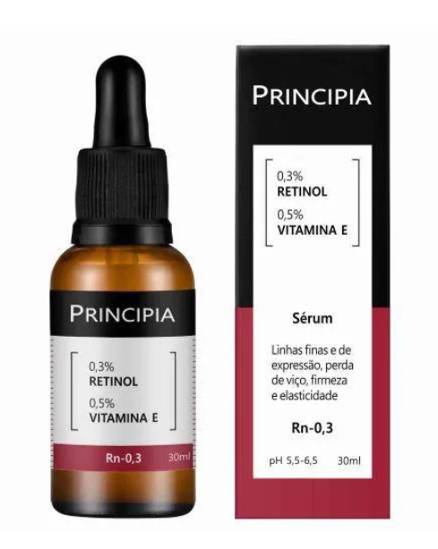 Sérum Retinol 0,3% Vitamina E 0,5% Principia Rn-0,3 30ml