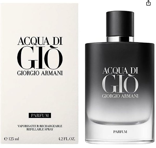 Acqua di Gio Giorgio Armani Parfum 125ml Refilável