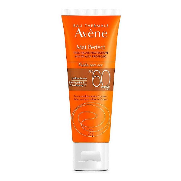 Avene Mat Perfect FPS60 Fluido Com Cor 40g