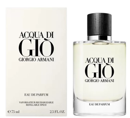 Acqua di Gio Giorgio Armani Parfum Masculino 75ml Refilável