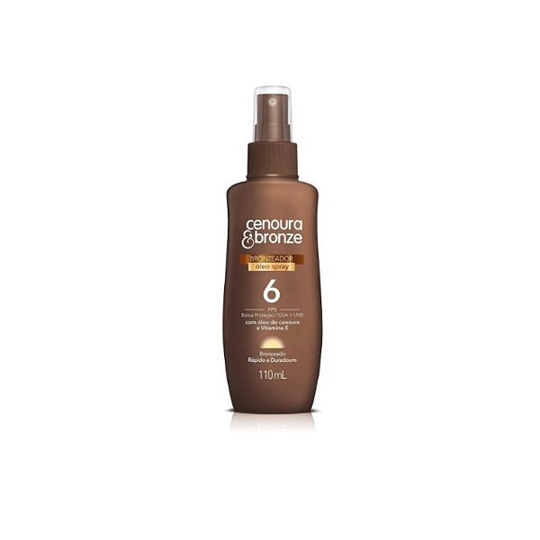 Protetor Solar Cenoura & Bronze Óleo Spray FPS6 110ml