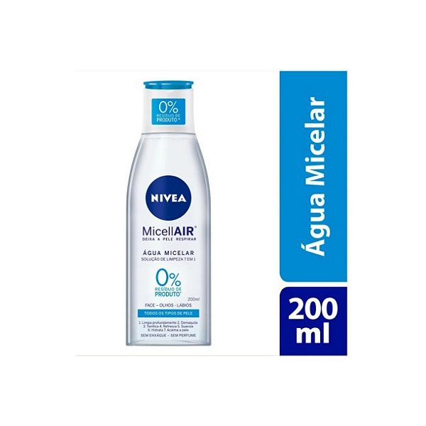 Nivea Micellair - Água Micelar Solução de Limpeza 7 Em 1 - 200ml