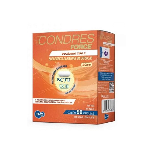 Suplemento Alimentar Colágeno Tipo II Condres Force 90cps