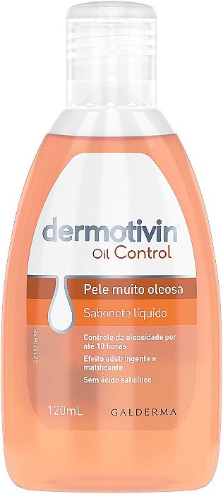 Sabonete Líquido Dermotivin Oil Control 120ml