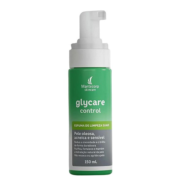 Espuma De Limpeza Facial Suave Glycare Control - 150ml