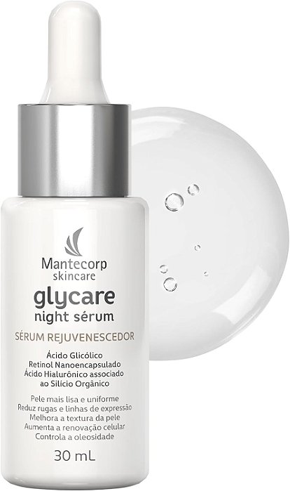 Sérum Facial Noturno Mantecorp – Glycare Night Sérum - 30ml
