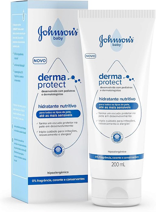 Hidratante Nutritivo Johnson's Baby - Derma Protect 200ml