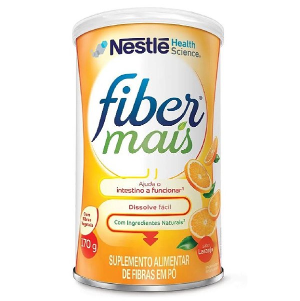 Fiber Mais Regulador Intestinal Laranja 170g