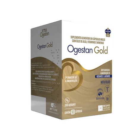 Ogestan Gold Suplemento Alimentar Besin 90cps
