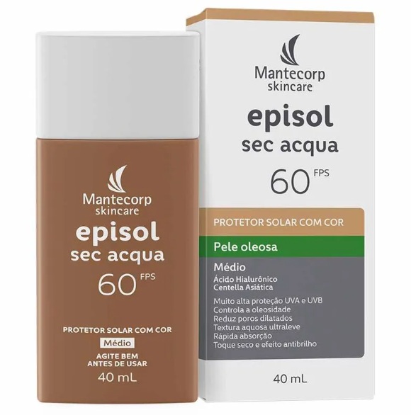 Episol Sec Acqua FPS60 Protetor Solar Médio 40ml