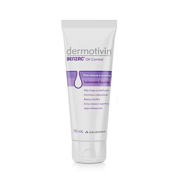 Dermotivin Benzac Oil Control Sabonete Líquido 70ml