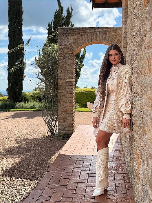 Conjunto TRICOT LUXO Keila NUDE