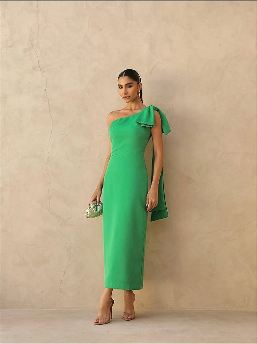 Vestido Midi Samanta Verde