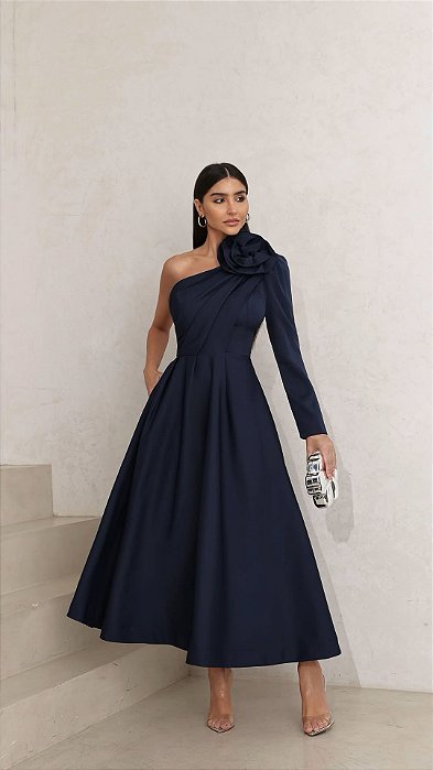 Vestido Midi Luxo Clarisse