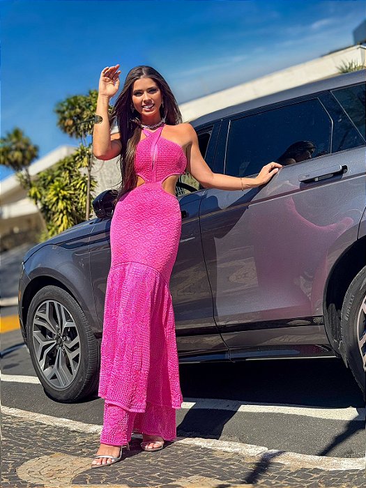 Vestido Tricot Serena Pink