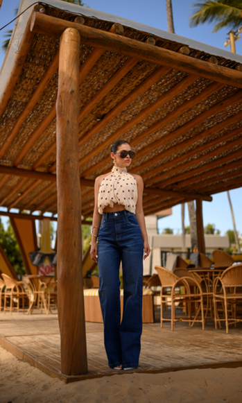 Calça Wid Leg jeans