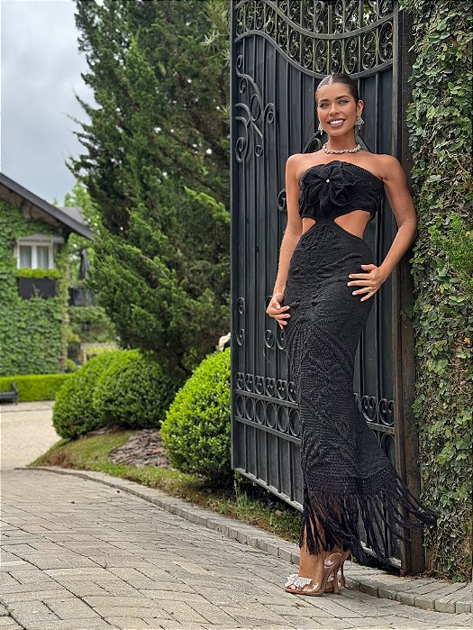 Vestido Tricot Dandara Preto