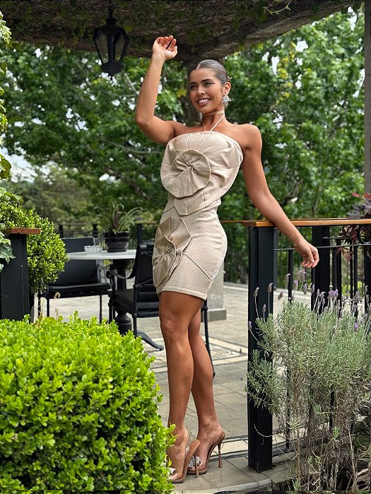 Vestido Tricot Agata Nude