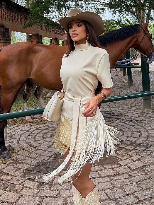 Vestido Franja Catarina OFF